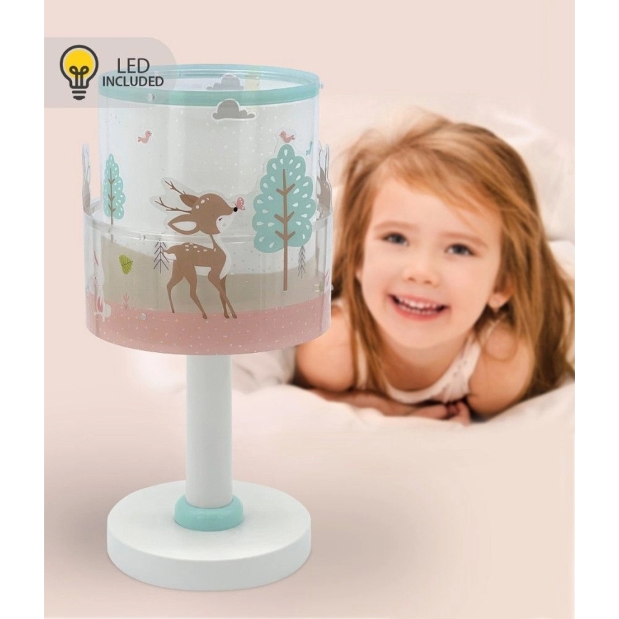 Dalber 61271N - LED Kinderlampe LOVING DEER 1xG4/4W/230V mehrfarbig