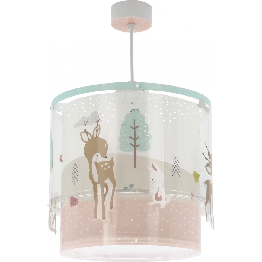 Dalber 61272 - Lustre enfant LOVING DEER 1xE27/60W/230V