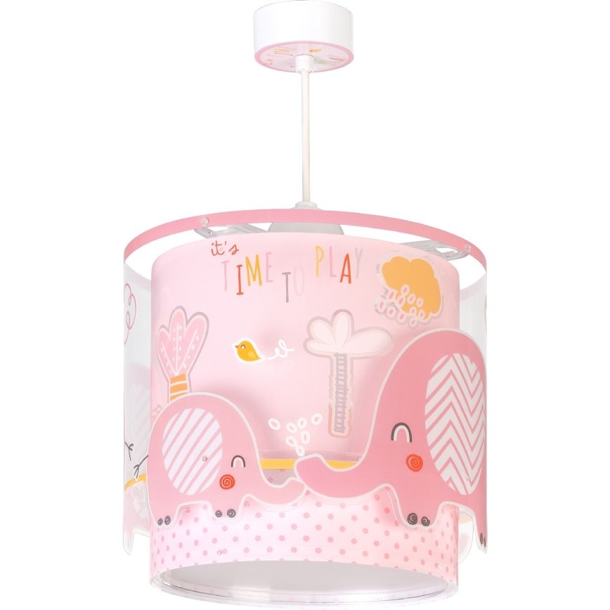 Dalber 61332S - Lampadario per bambini LITTLE ELEPHANT 1xE27/60W/230V