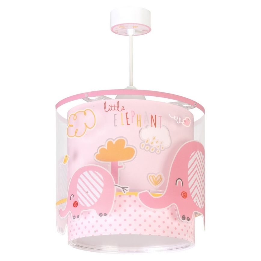 Dalber 61332S - Lampadario per bambini LITTLE ELEPHANT 1xE27/60W/230V