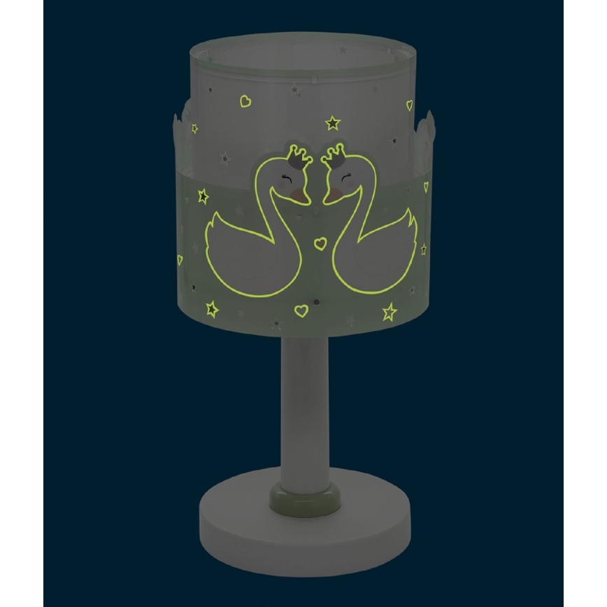 Dalber 61711H - Kinderlampe SWEET LOVE 1xE14/40W/230V grün