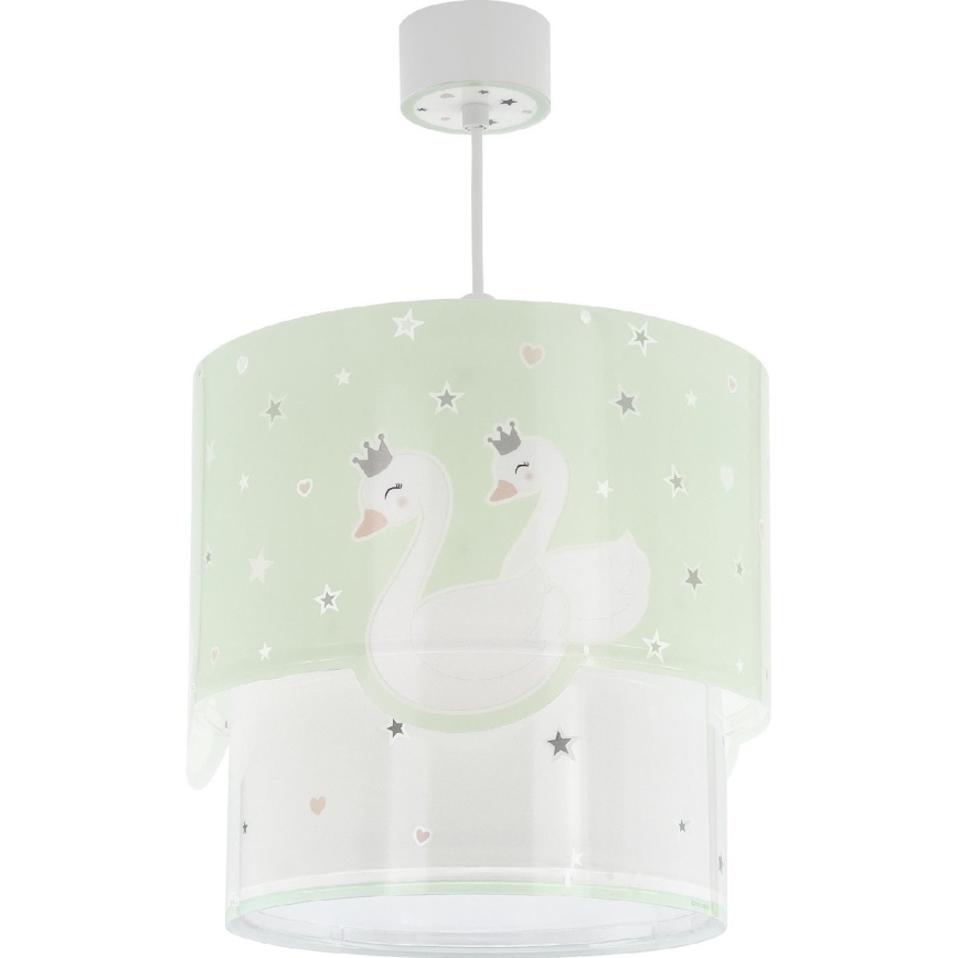 Dalber 61712H - Lustre pour enfant SWEET LOVE 1xE27/60W/230V vert