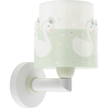 Dalber 61719H - Applique per bambini SWEET LOVE 1xE27/60W/230V verde