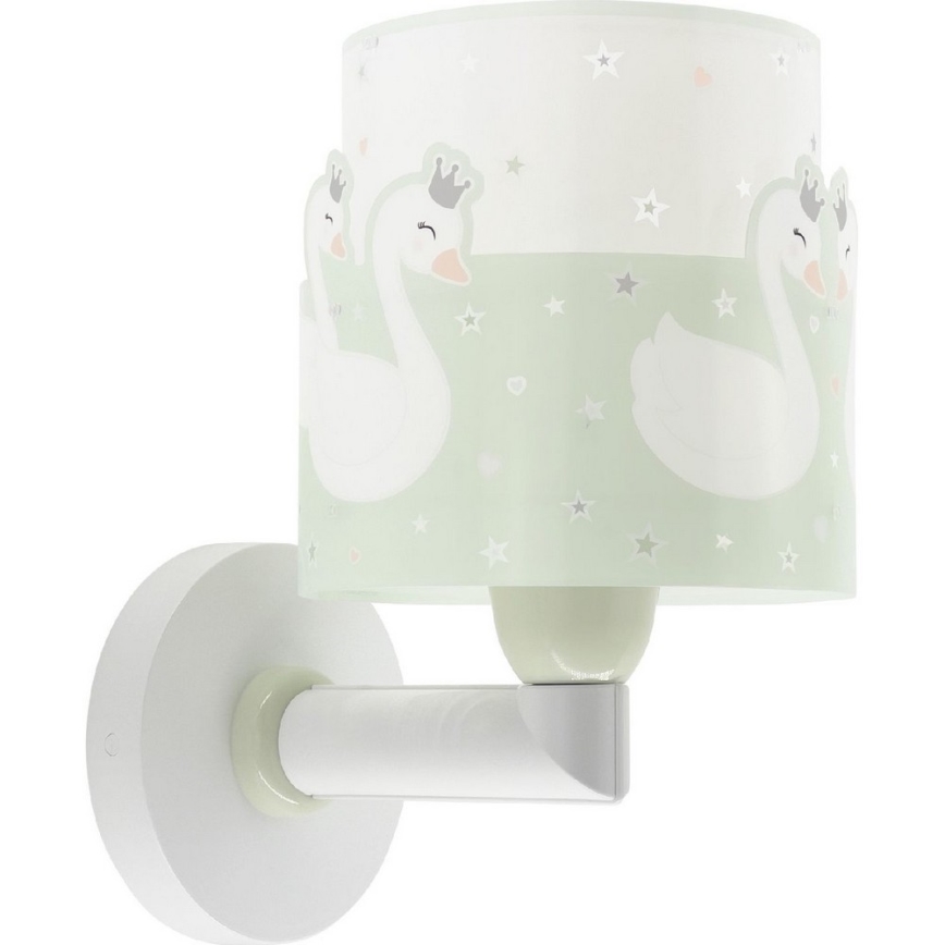 Dalber 61719H - Applique per bambini SWEET LOVE 1xE27/60W/230V verde