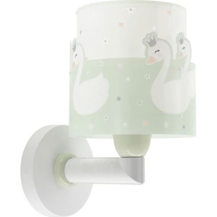 Dalber 61719H - Applique per bambini SWEET LOVE 1xE27/60W/230V verde