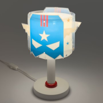 Dalber 61811N - Lampe LED pour enfant BLUE HERO 1xG4/4W/230V blanc/bleu