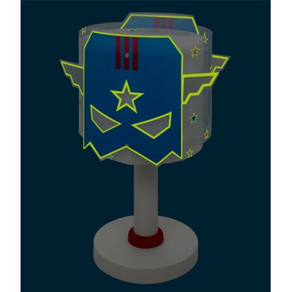 Dalber 61811N - Lampe LED pour enfant BLUE HERO 1xG4/4W/230V blanc/bleu