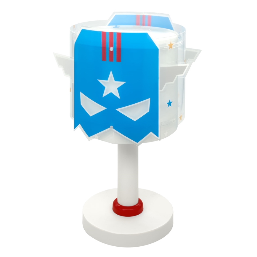 Dalber 61811N - LED-Kinderlampe BLUE HERO 1xG4/4W/230V weiß/blau