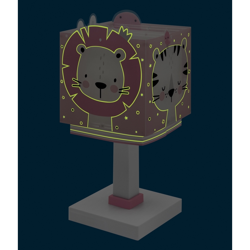 Dalber 63111NS - Lampada LED per bambini BABY JUNGLE 1xG4/4W/230V rosa