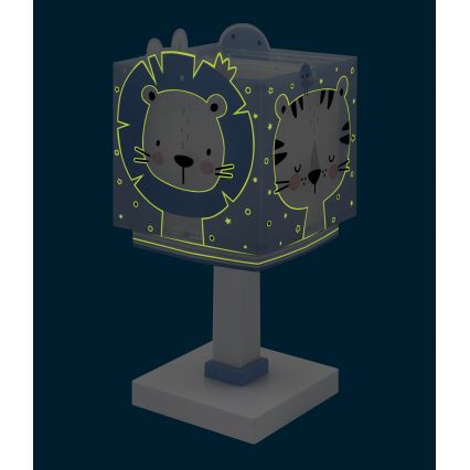 Dalber 63111NT - Lampada LED per bambini BABY JUNGLE 1xG4/4W/230V blu