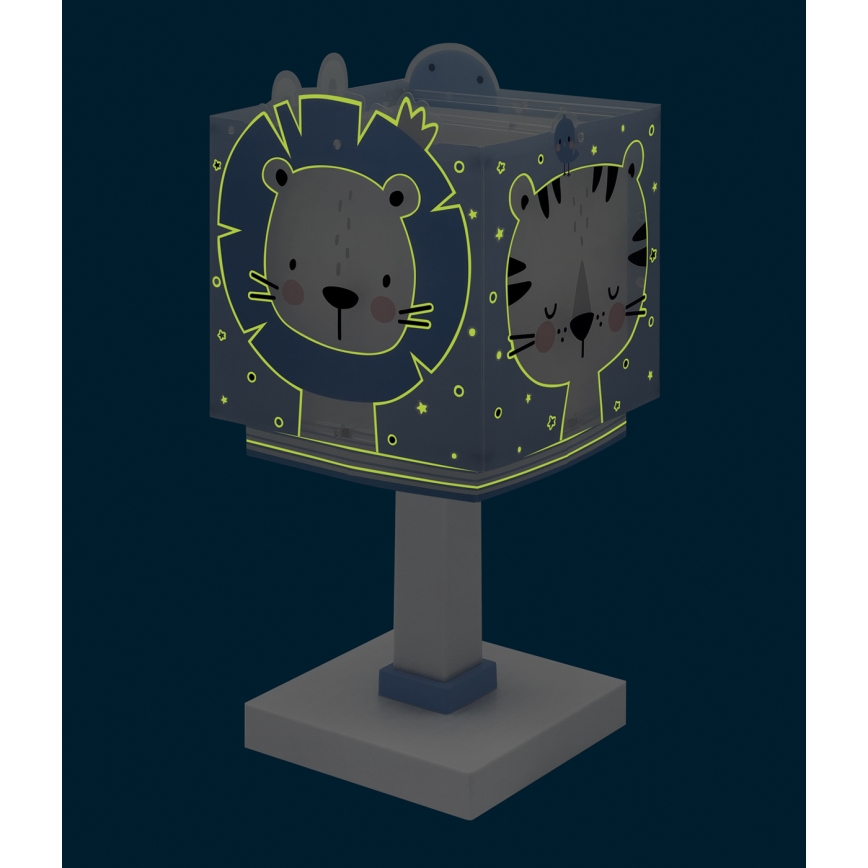 Dalber 63111NT - Lampada LED per bambini BABY JUNGLE 1xG4/4W/230V blu