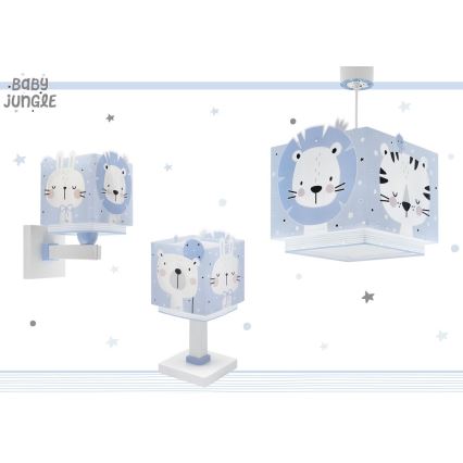 Dalber 63111T - Lampe d'enfant JUNGLE 1xE14/8W/230V bleue