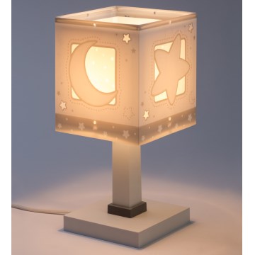 Dalber 63231NE - Lampe de chevet LED pour enfant MOONLIGHT 1xG4/4W/230V grise