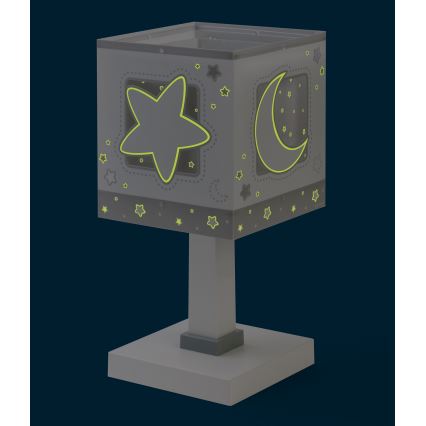 Dalber 63231NE - Lampe de chevet LED pour enfant MOONLIGHT 1xG4/4W/230V grise