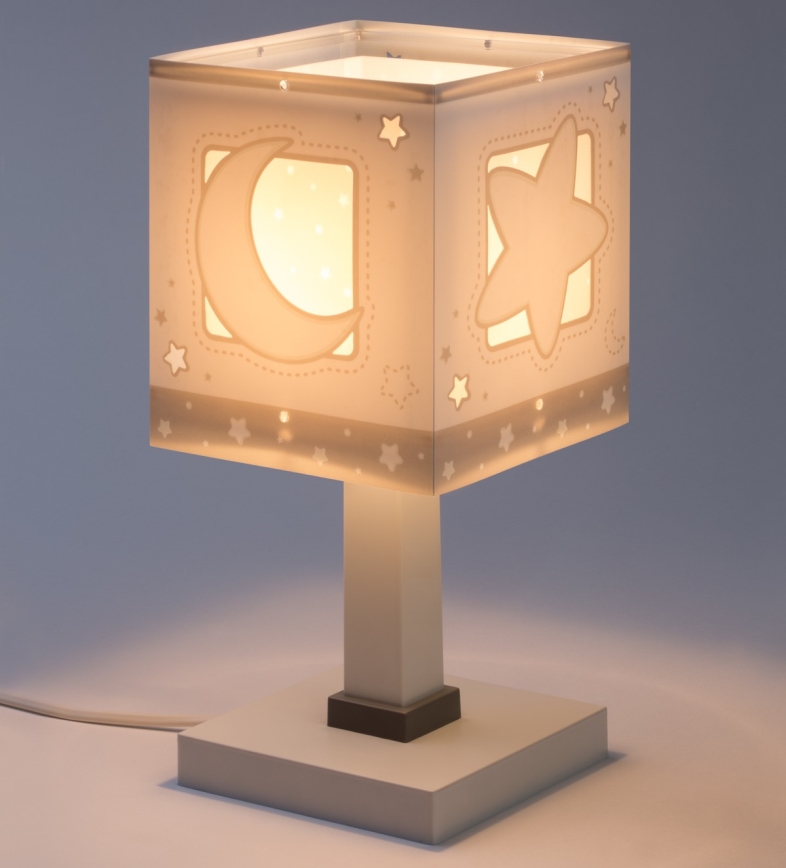 Dalber 63231NE - LED-Kinderlampe MOONLIGHT 1xG4/4W/230V grau
