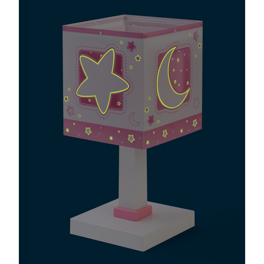 Dalber 63231NS - LED-Kinderlampe MOONLIGHT 1xG4/4W/230V rosa