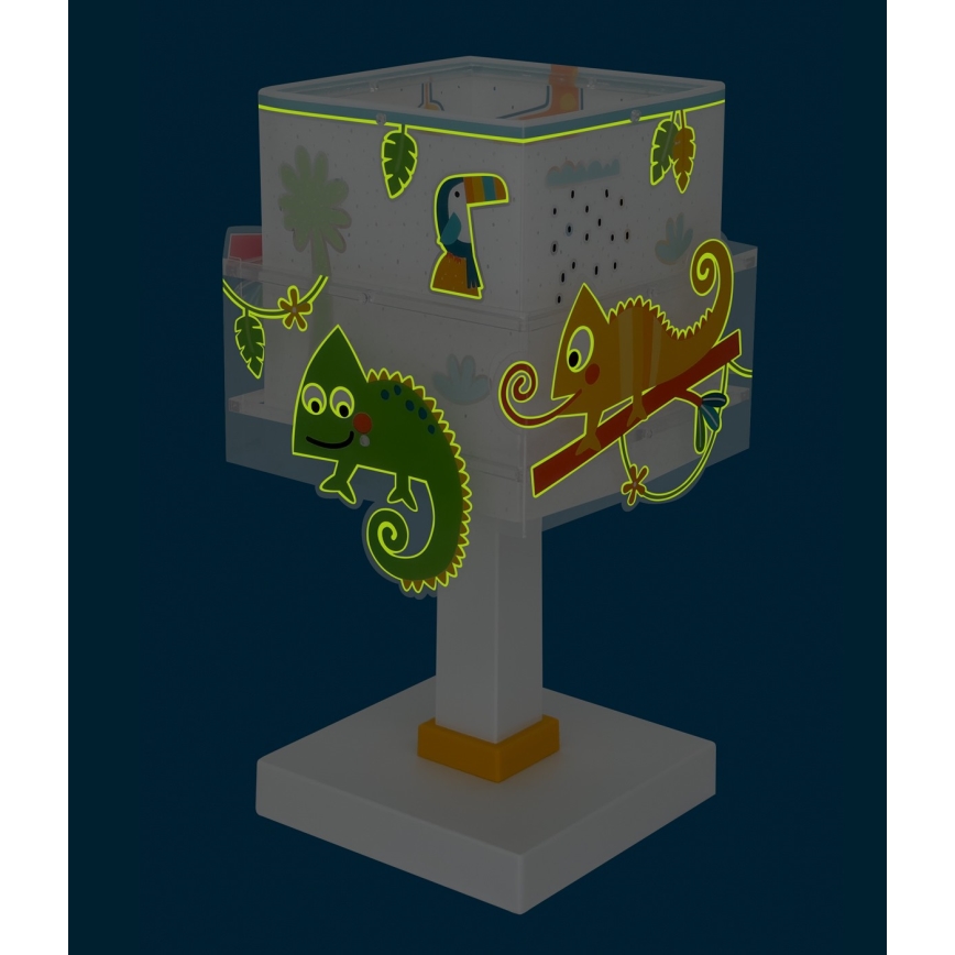 Dalber 63311 - Lampada per bambini HAPPY JUNGLE 1xE14/8W/230V