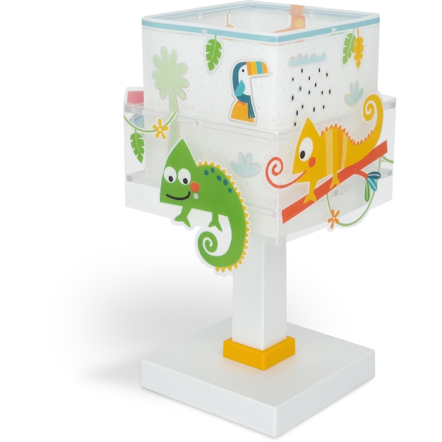 Dalber 63311N - Lampada da comodino LED per bambini HAPPY JUNGLE 1xG4/4W/230V multicolore