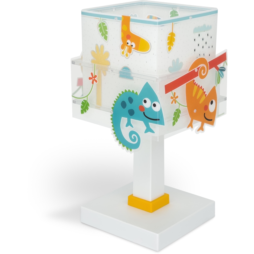 Dalber 63311N - Lampada da comodino LED per bambini HAPPY JUNGLE 1xG4/4W/230V multicolore