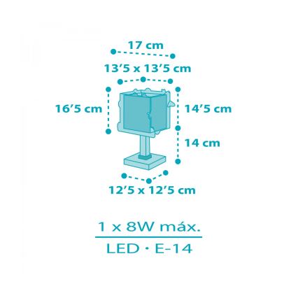 Dalber 63351N - Lampe LED pour enfant ROCKET 1xG4/4W/230V multicolore