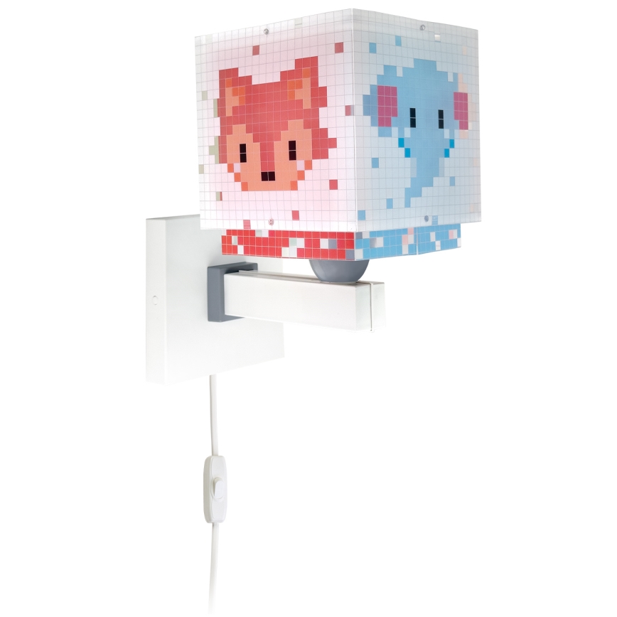 Dalber 63379 - Applique per bambini LITTLE PIXEL 1xE27/15W/230V