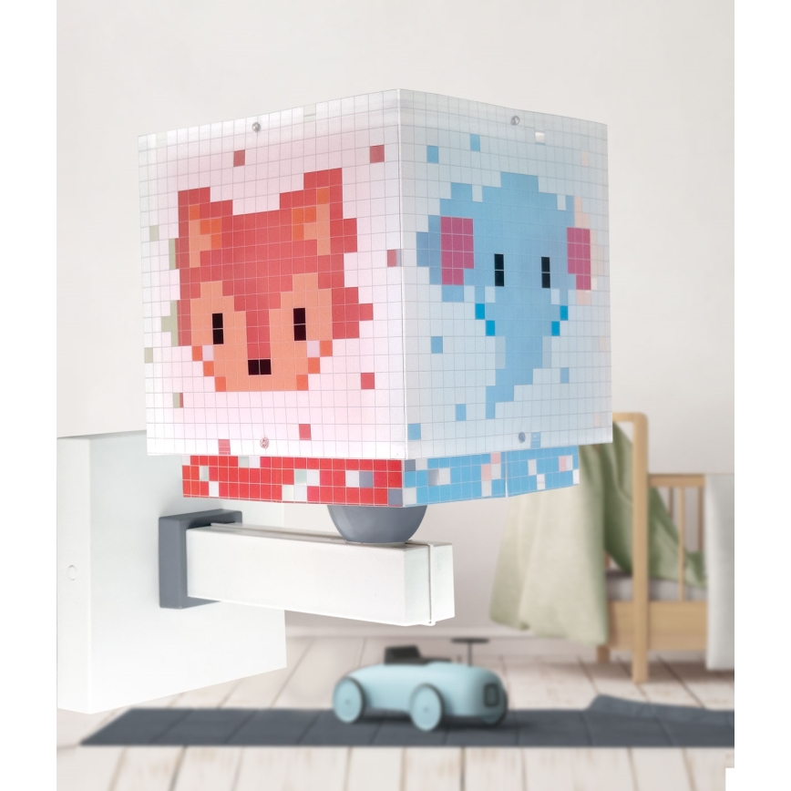 Dalber 63379 - Applique per bambini LITTLE PIXEL 1xE27/15W/230V