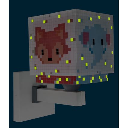 Dalber 63379 - Applique per bambini LITTLE PIXEL 1xE27/15W/230V