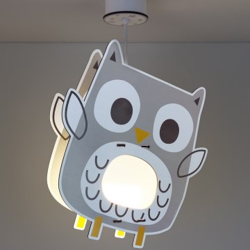 Dalber 63397 - Hängeleuchte für Kinder OWL 1xE27/15W/230V