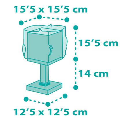 Dalber 63441 - Lampada per bambini MERMAIDS 1xE14/60W/230V