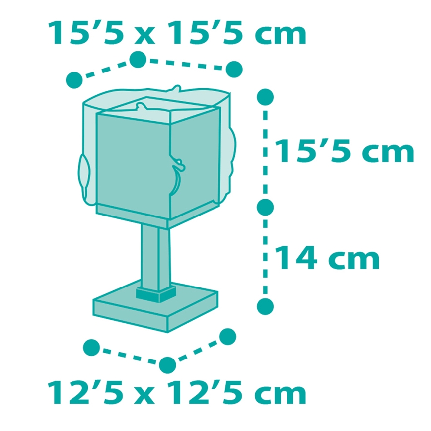 Dalber 63441 - Lampada per bambini MERMAIDS 1xE14/60W/230V