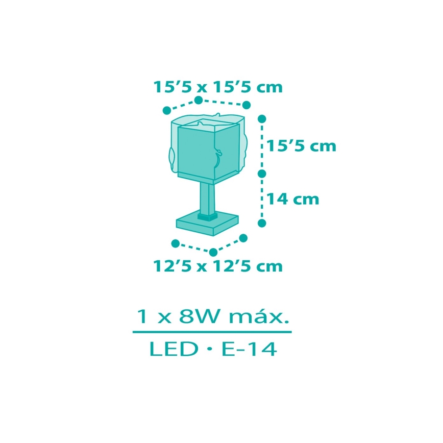 Dalber 63441N - Lampada LED per cameretta MERMAIDS 1xG4/4W/230V multicolore