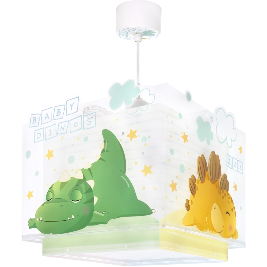 Dalber 63452 - Kinder-Deckenleuchte BABY DINOS 1xE27/15W/230V, farbenfroh
