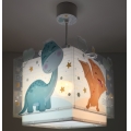 Dalber 63452 - Lampadario per bambini BABY DINOS 1xE27/15W/230V multicolore