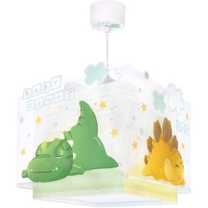 Dalber 63452 - Lampadario per bambini BABY DINOS 1xE27/15W/230V multicolore