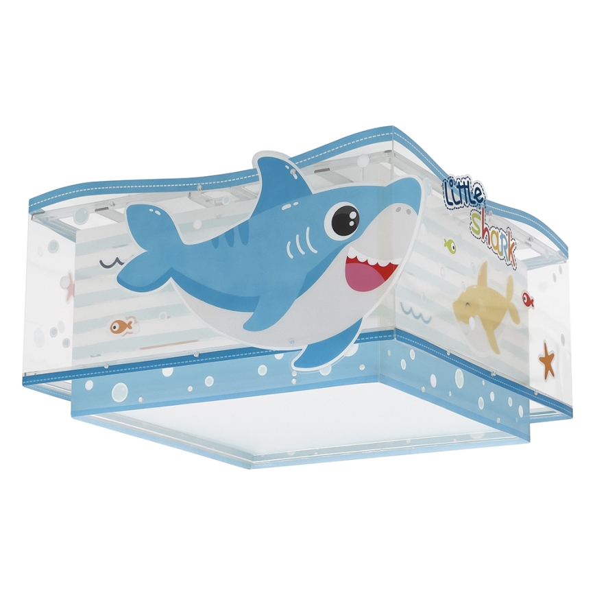 Dalber 63476 - Plafoniera per bambini BABY SHARK 2xE27/60W/230V