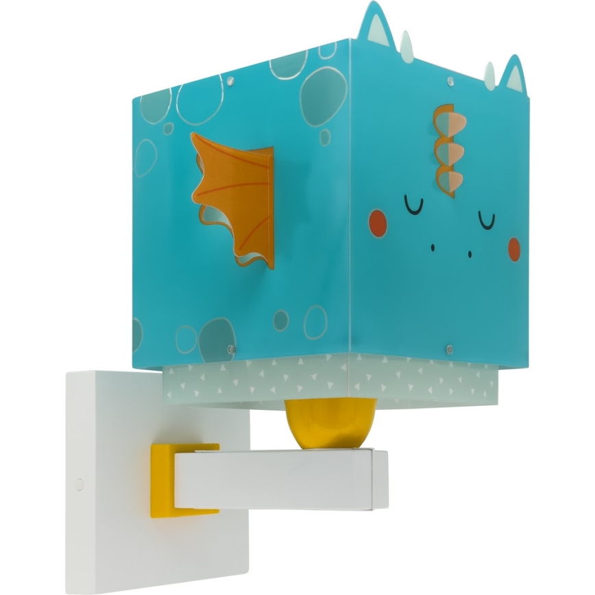 Dalber 64389 - Applique murale enfant LITTLE DRAGON 1xE27/15W/230V