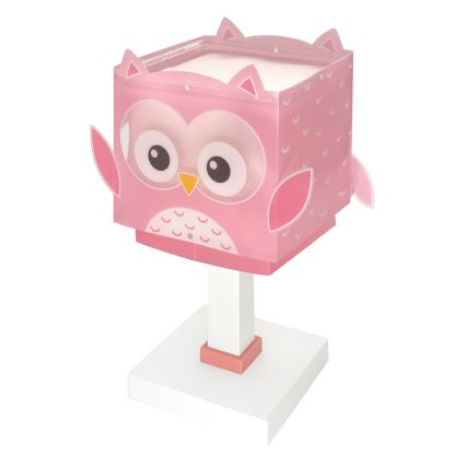 Dalber 64481N - Lampe LED pour enfant LITTLE OWL 1xG4/4W/230V rose