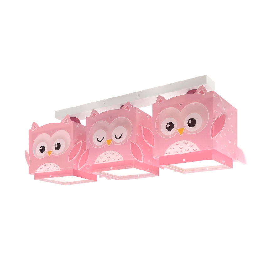 Dalber 64483 - Plafoniera per bambini LITTLE FRIENDS 3xE27/15W/230V