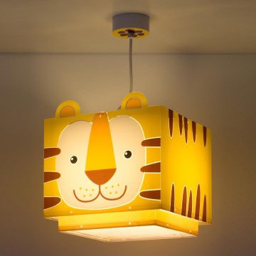 Dalber 64562 - Lampadario per bambini LITTLE TIGER 1xE27/60W/230V