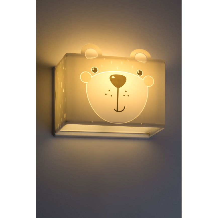 Dalber 64578 - Applique murale pour enfant LITTLE TEDDY 1xE27/60W/230V
