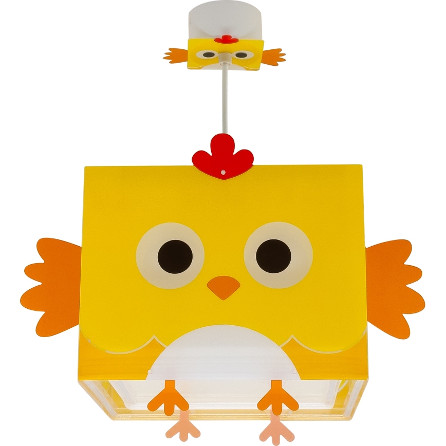 Dalber 64642 - Lampadario per bambini LITTLE CHICKEN 1xE27/15W/230V
