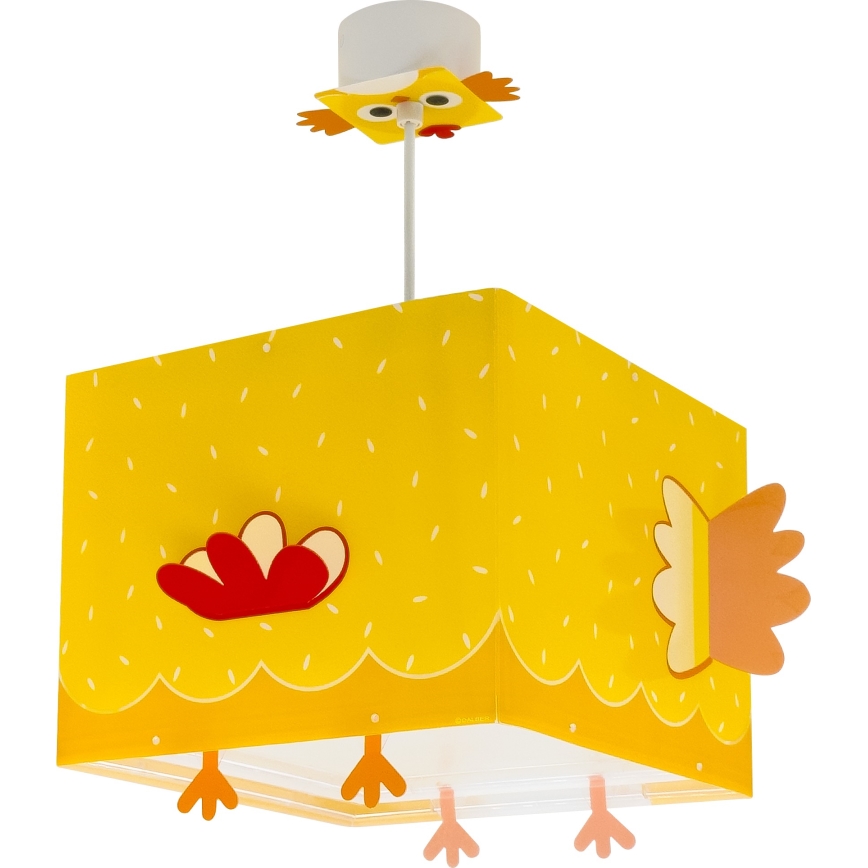 Dalber 64642 - Lampadario per bambini LITTLE CHICKEN 1xE27/15W/230V