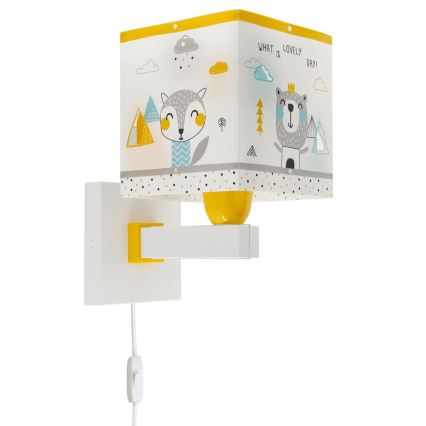 Dalber 73249 - Applique per bambini HELLO LITTLE 1xE27/60W/230V