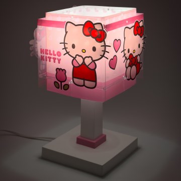 Dalber 73261 - Lampe de chevet LED pour enfant HELLO KITTY 1xG4/4W/230V rose