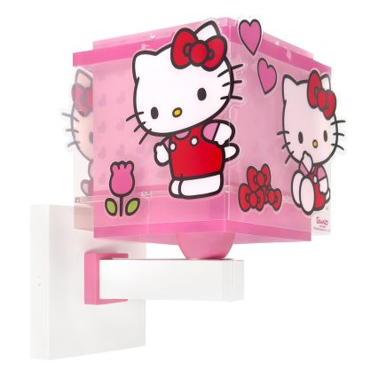 Dalber 73269 - Applique da parete per bambini HELLO KITTY 1xE27/15W/230V rosa