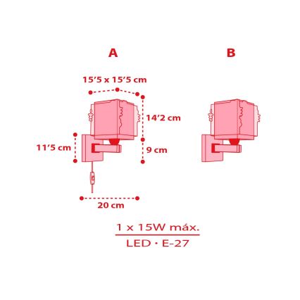 Dalber 73269 - Applique murale pour enfants HELLO KITTY 1xE27/15W/230V rose