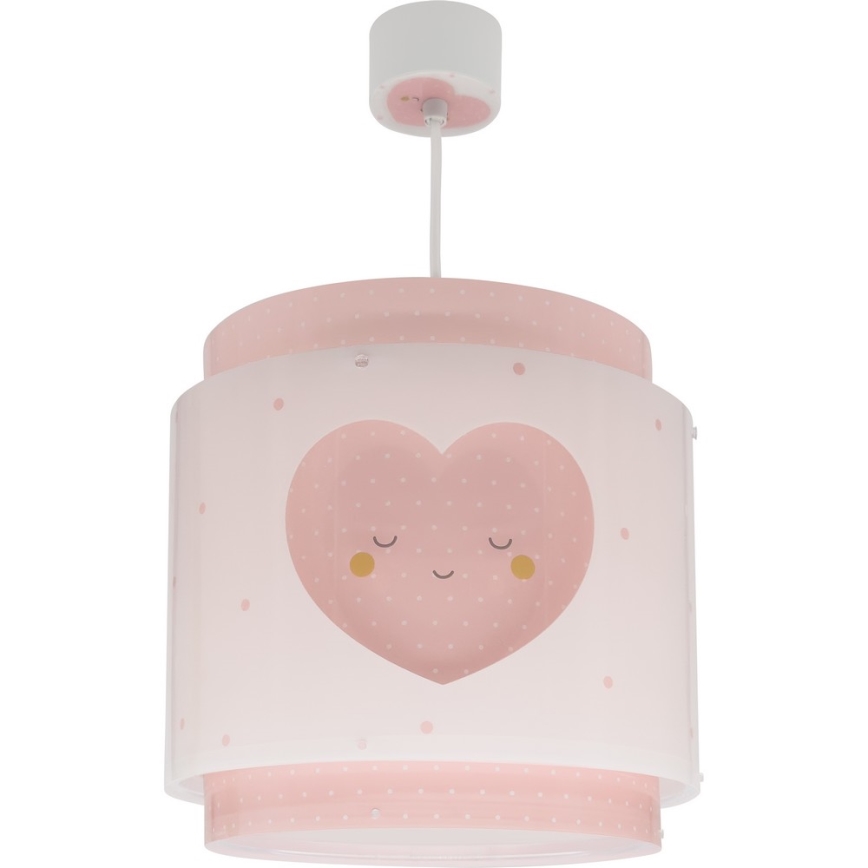 Dalber 76012S - Kinder-Hängelampe BABY DREAMS 1xE27/15W/230V rosa