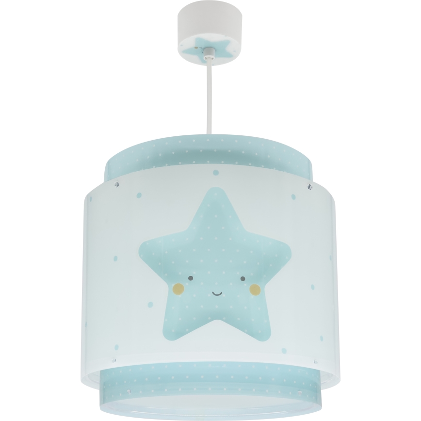Dalber 76012T - Kinder-Hängelampe BABY DREAMS 1xE27/15W/230V blau