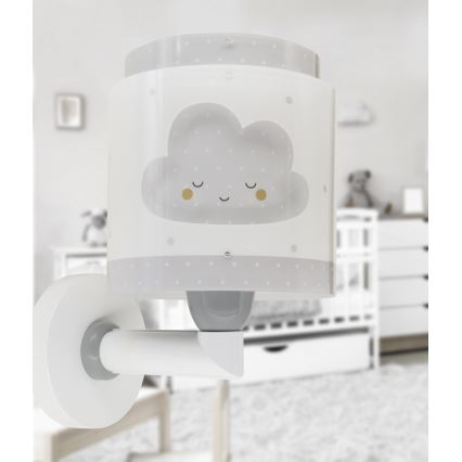 Dalber 76019E - Applique per bambini BABY DREAMS 1xE27/15W/230V grigio