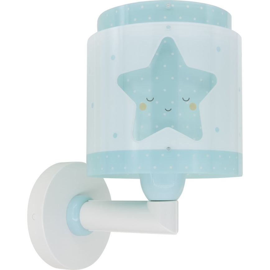 Dalber 76019T - Applique per bambini BABY DREAMS 1xE27/15W/230V blu